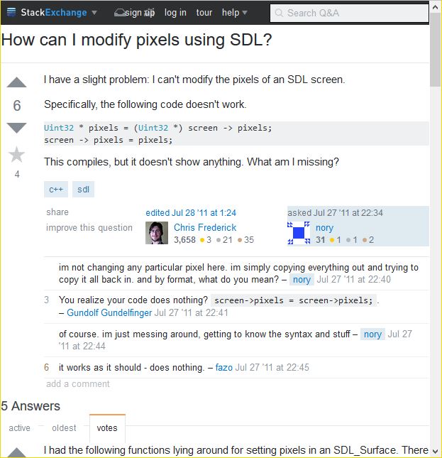 Stack Overflow Compact Questions