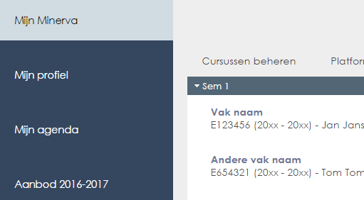 UGent Minerva Modern Theme