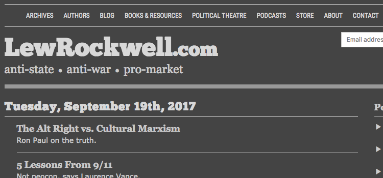 LewRockwell.com - Dark
