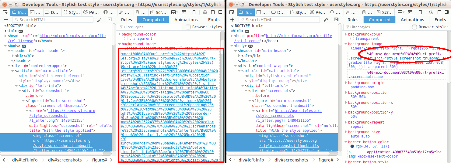annoyances [Firefox devtools]