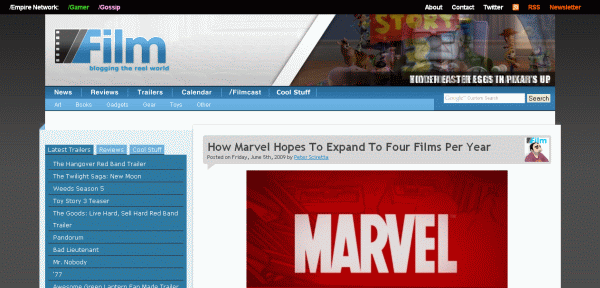 slashfilm wider, no adverts