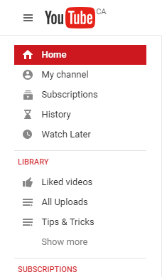 YouTube Hide Trending Tab