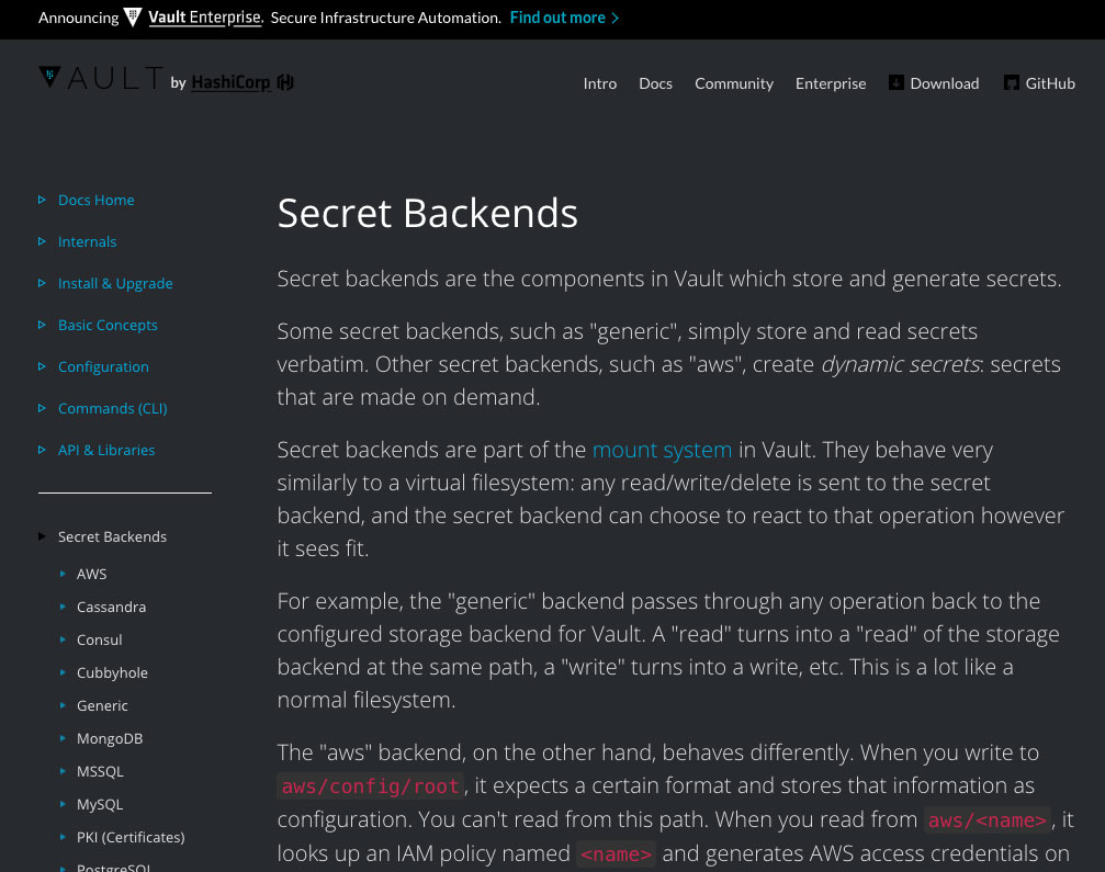 vaultproject dark theme