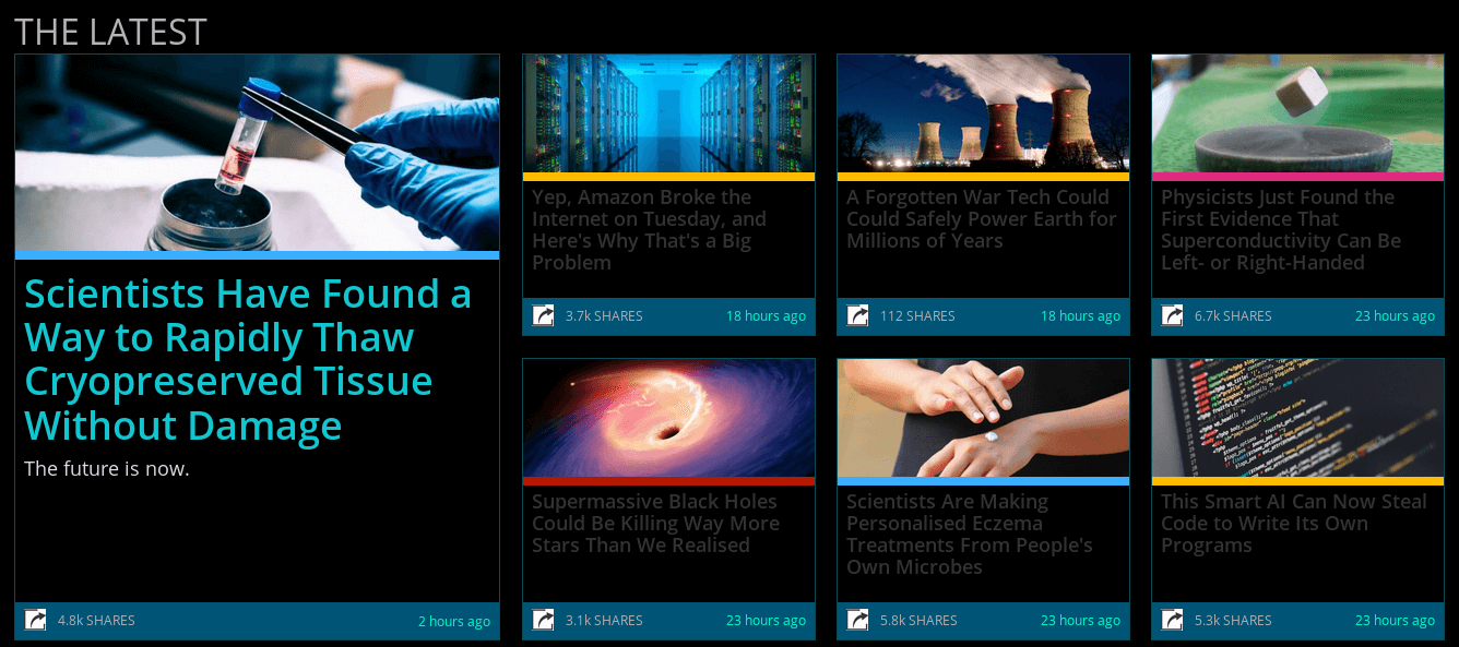 ScienceAlert Crystal Night