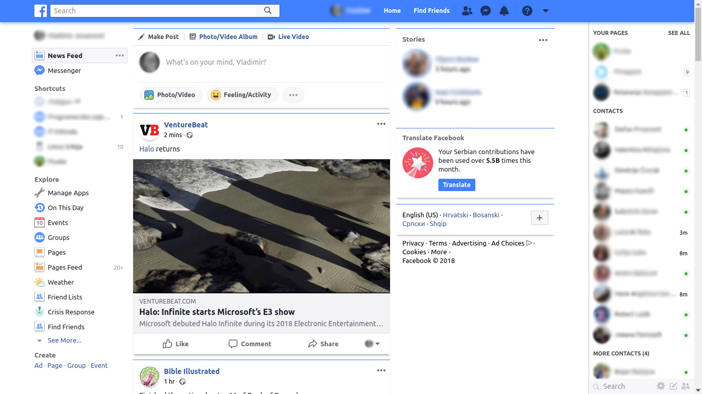 Facebook Material Design