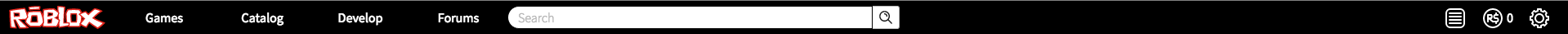 Roblox Black Navigation