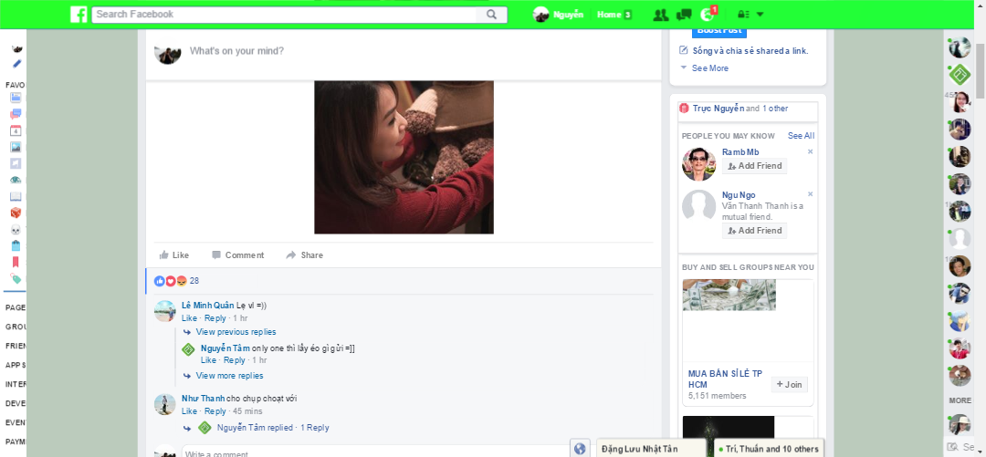 Facebook Flat & Wide
