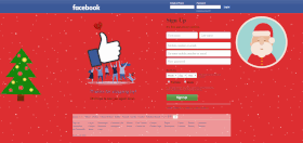 Merry Christmas and a Happy New Year on Facebook
