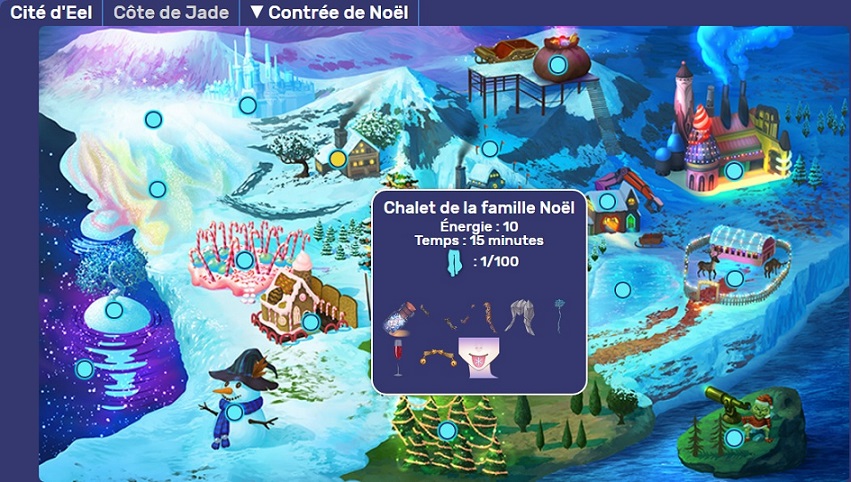 Eldarya Christmas Event 2016 MAP 00:00 Updated