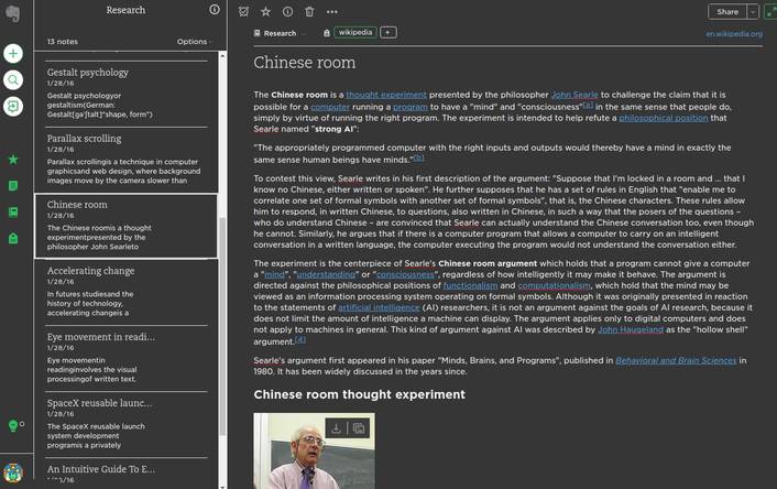 Evernote Darktheme