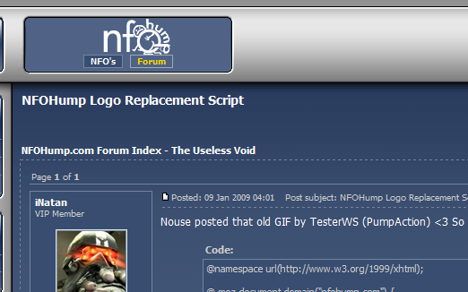 NFOHump Logo Replacement
