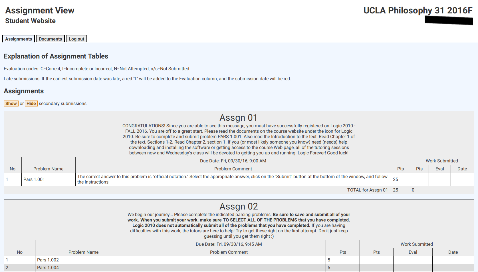 Logiclx - Logic 2010 website improvements