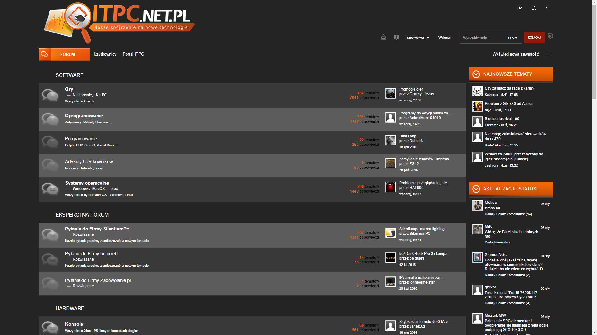 Forum ITPC Dark Style