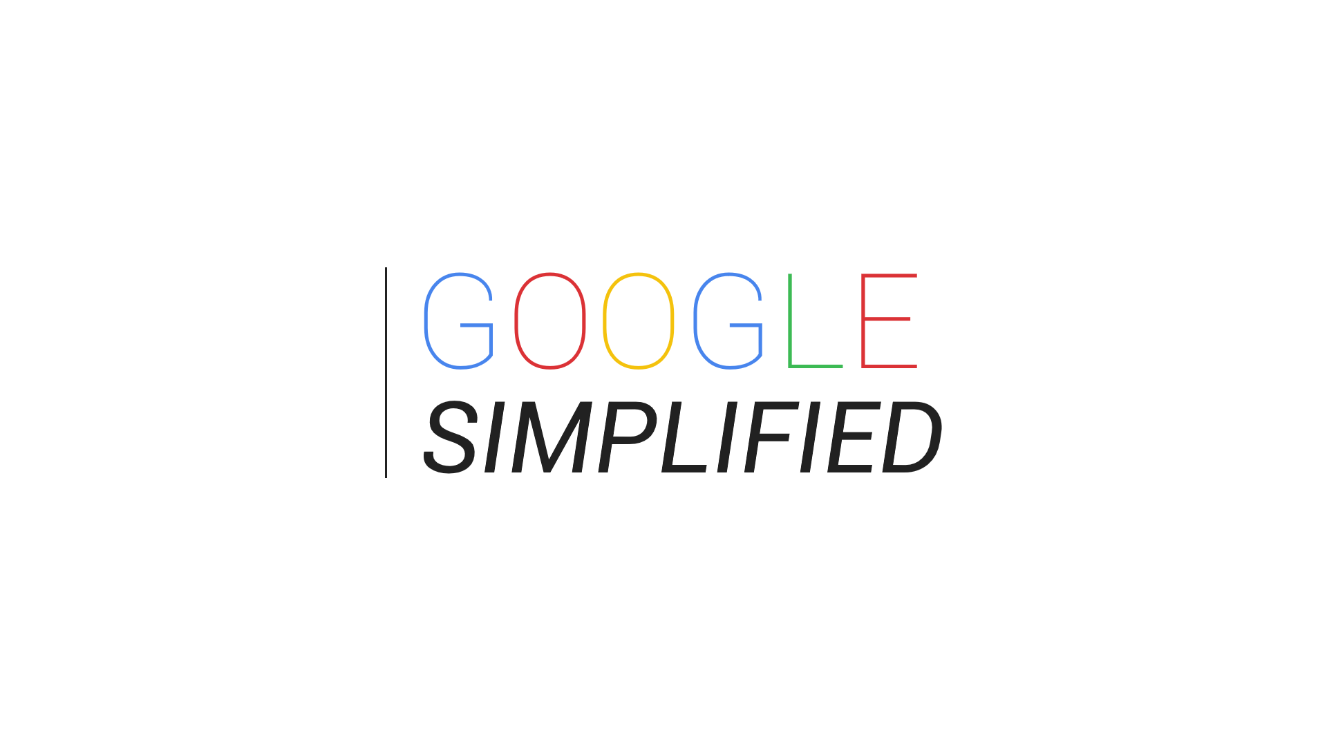 GOOGLE MATERIAL SEARCH SIMPLIFIED