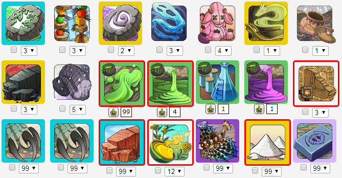 Flight Rising: Highlight Swipp & Baldwin Items v2