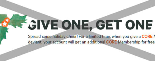 hide deviantart christmas CORE sale