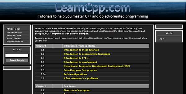 LearnCpp Dark Theme