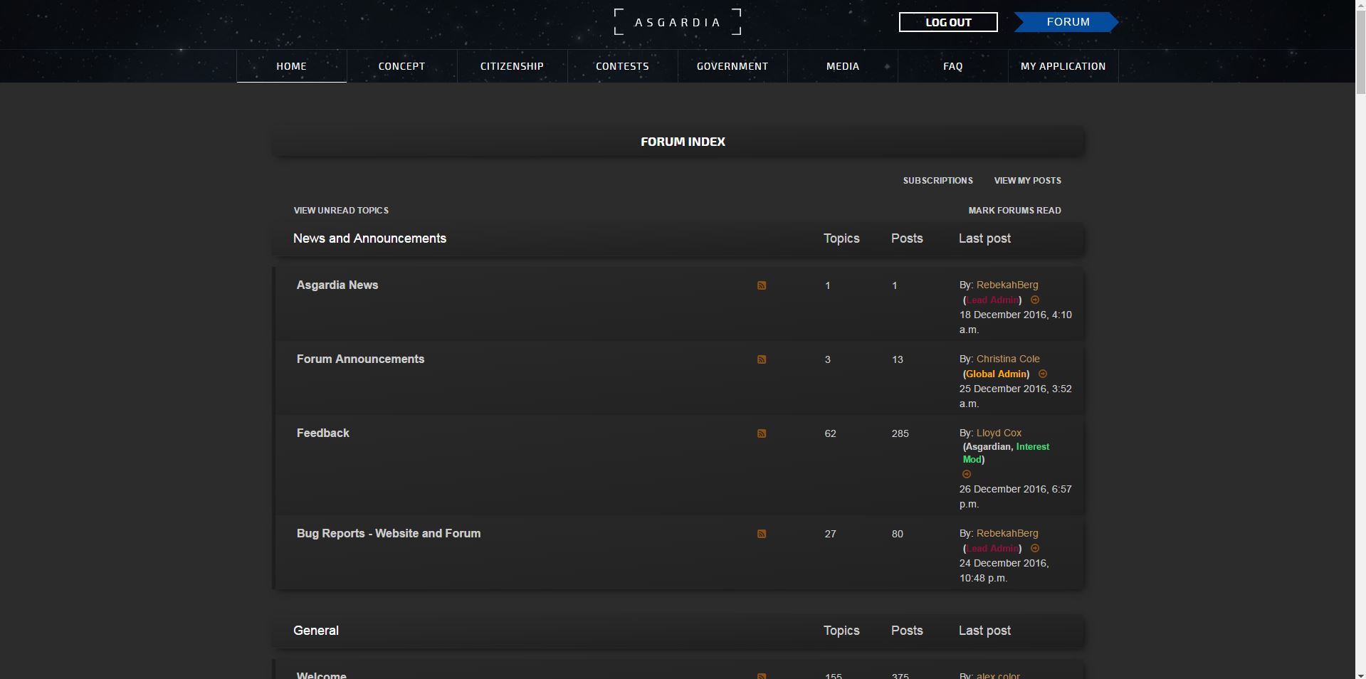 Asgardia Darker Theme