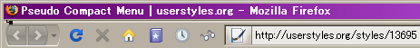 Pseudo Compact Menu