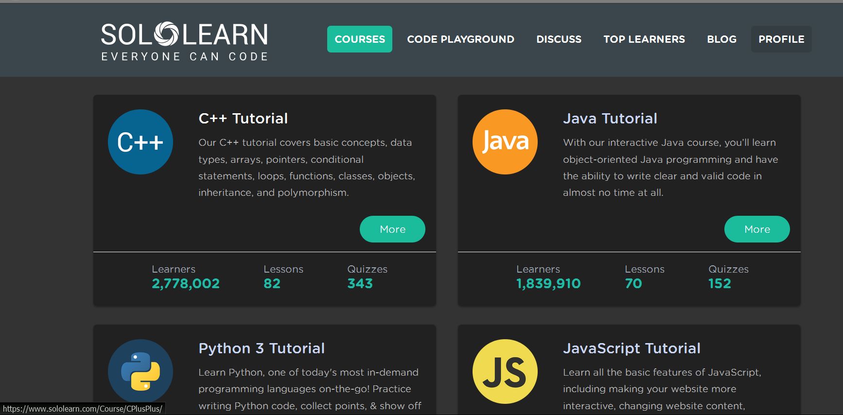 SOLOLEARN | DARKNESS