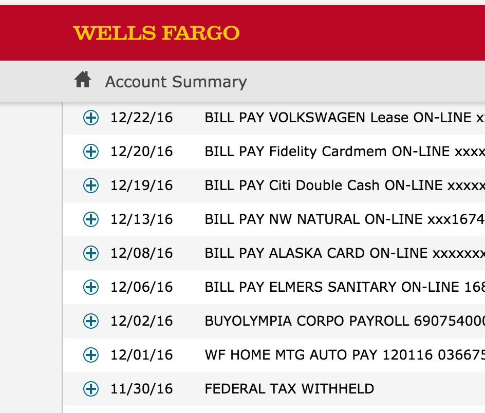 Wells Fargo Redesign Legibility