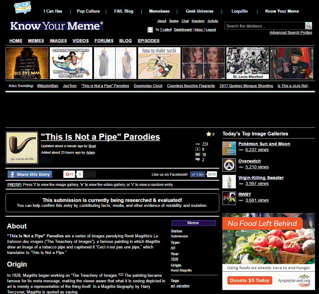 Know Your Meme dark