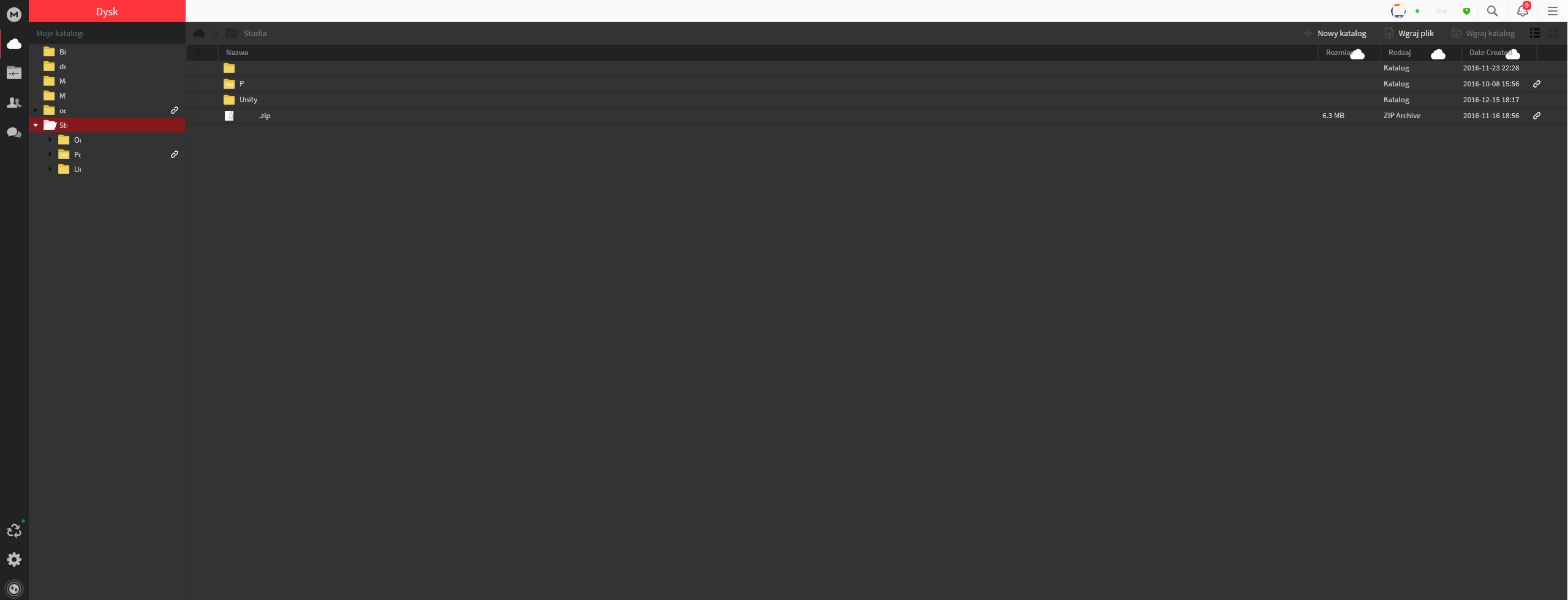 MEGA.nz Dark Theme(working)