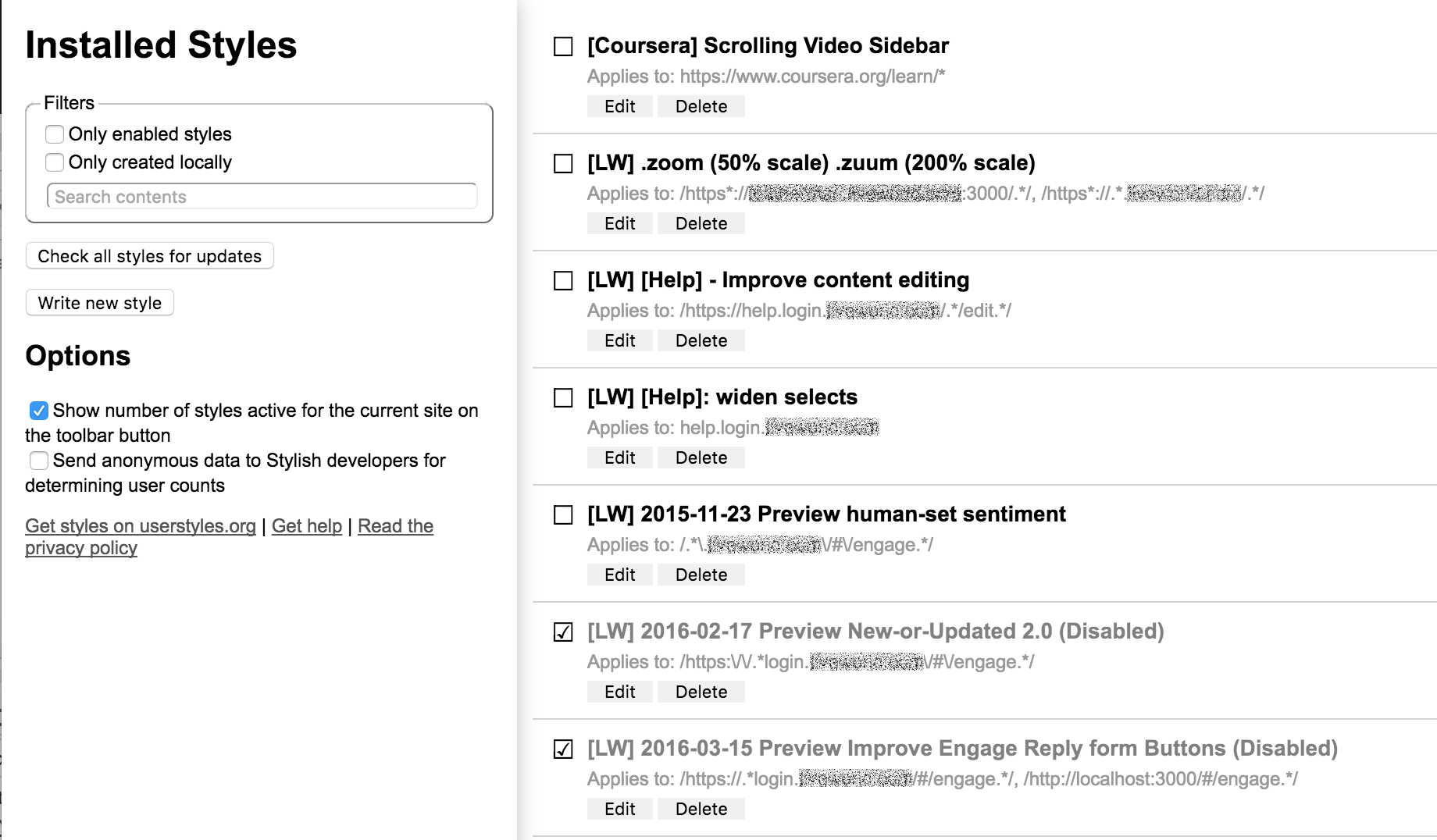Modernize Stylish Manage Page