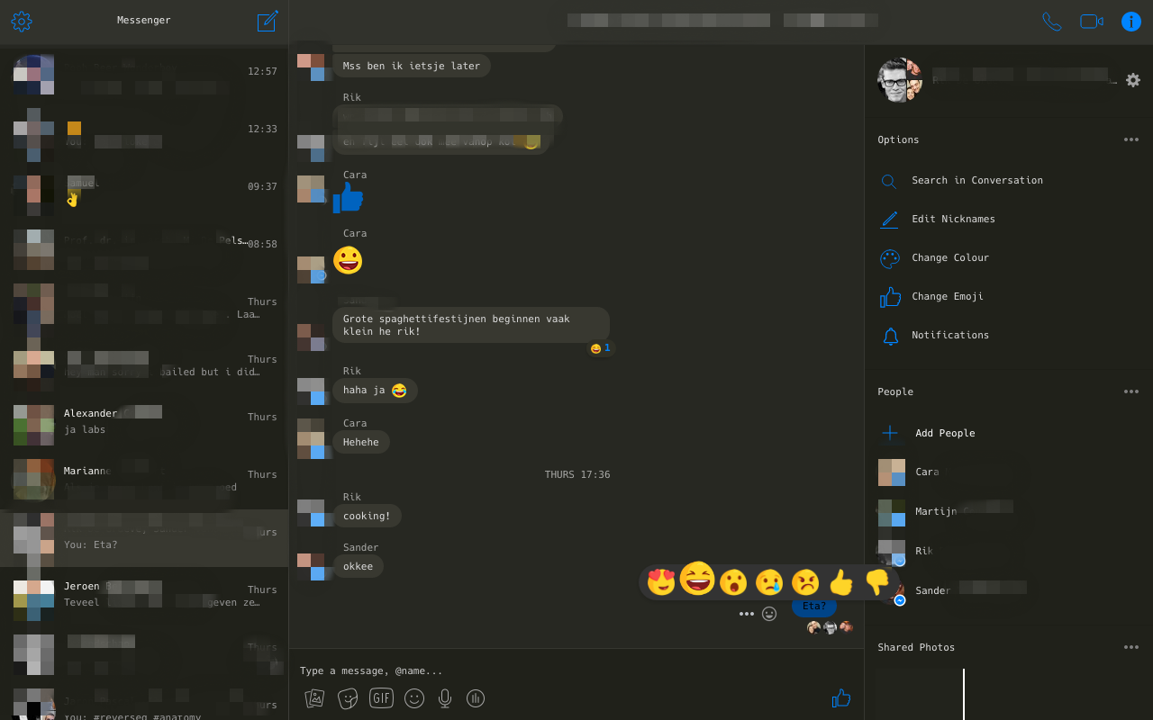 Messenger Monokai