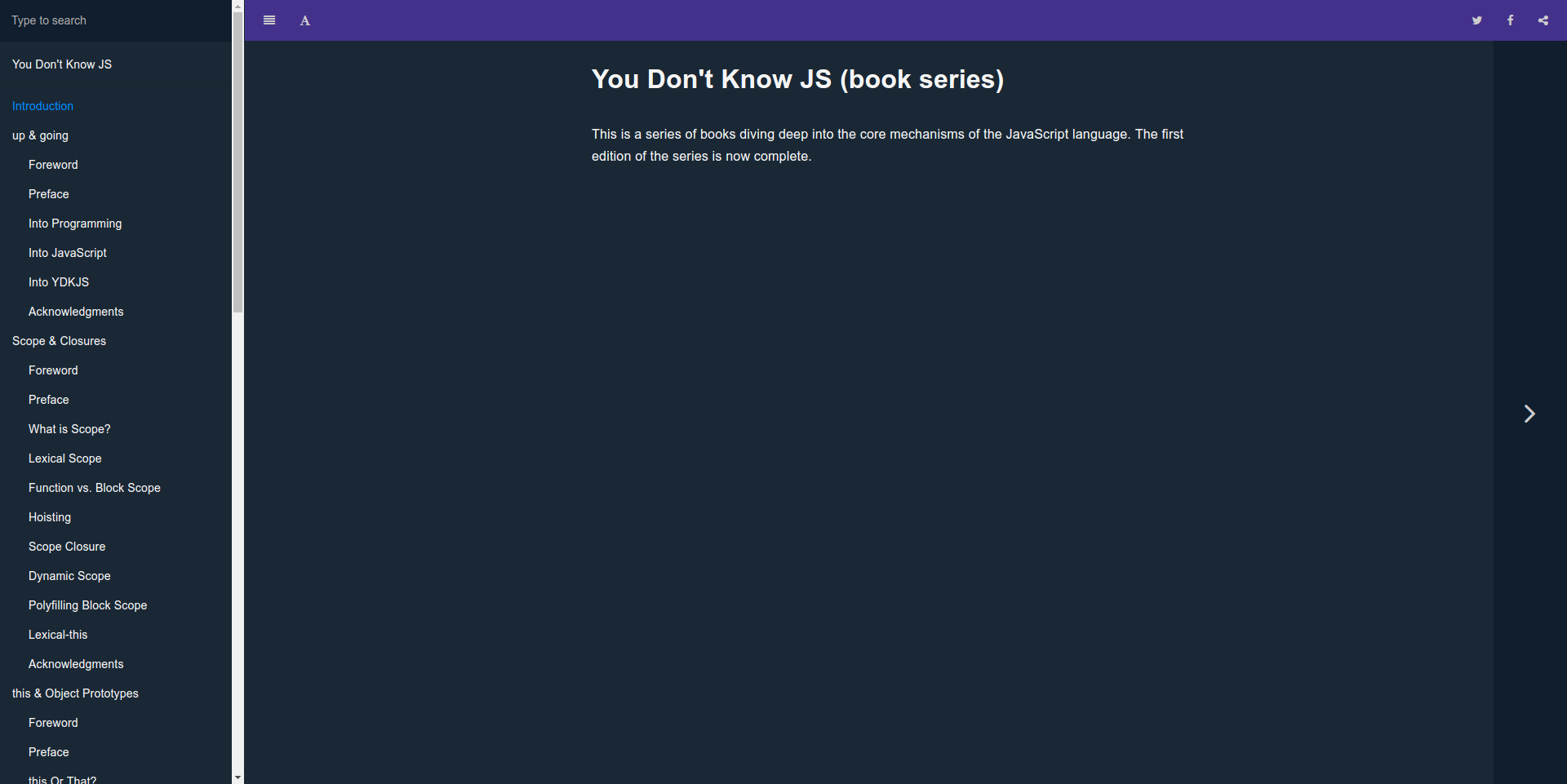 Gitbooks Dark Theme