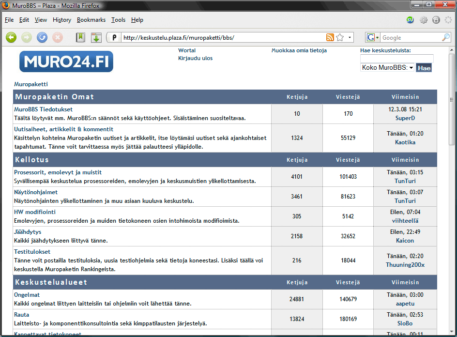 MuroBBS - Light&Adblock (29.1.2009)