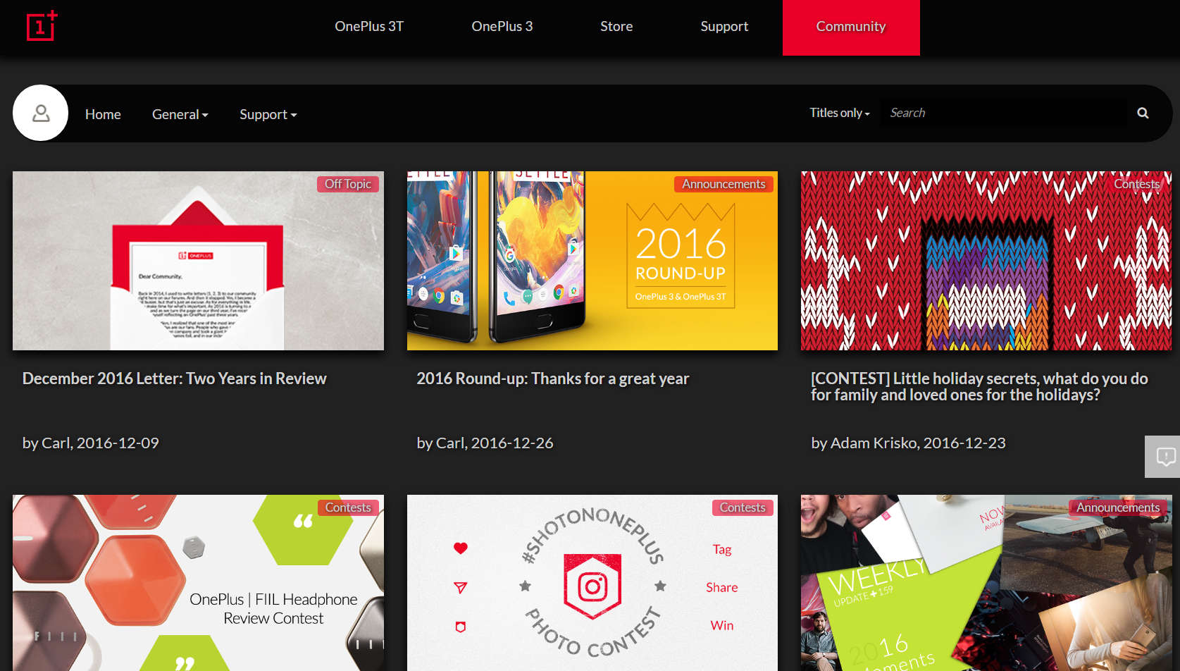 OnePlus Forums Blackified