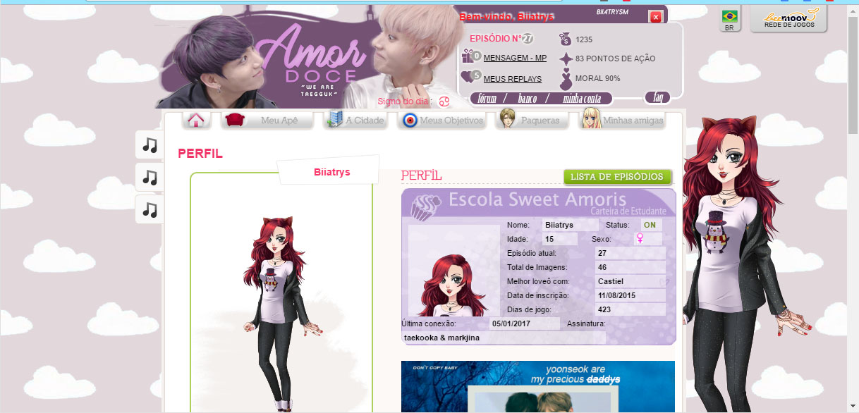 Taekook (Cute) - BTS - Amor Doce