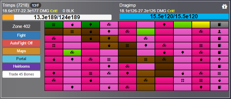 Trimps Gradient Theme: Pink Corruption