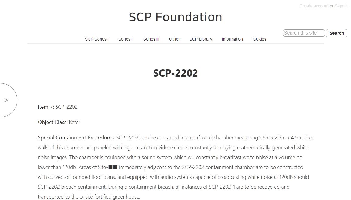 Minimal SCP Foundation by Cocoonist