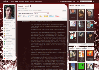 Reddiekut (red & white orkut skin)