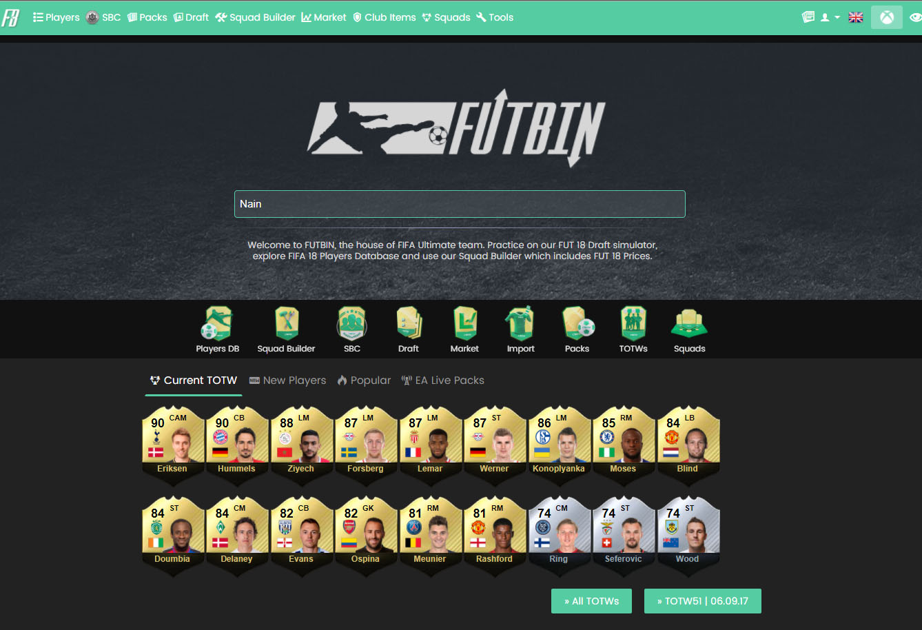 FutBin - Dark **BETA**