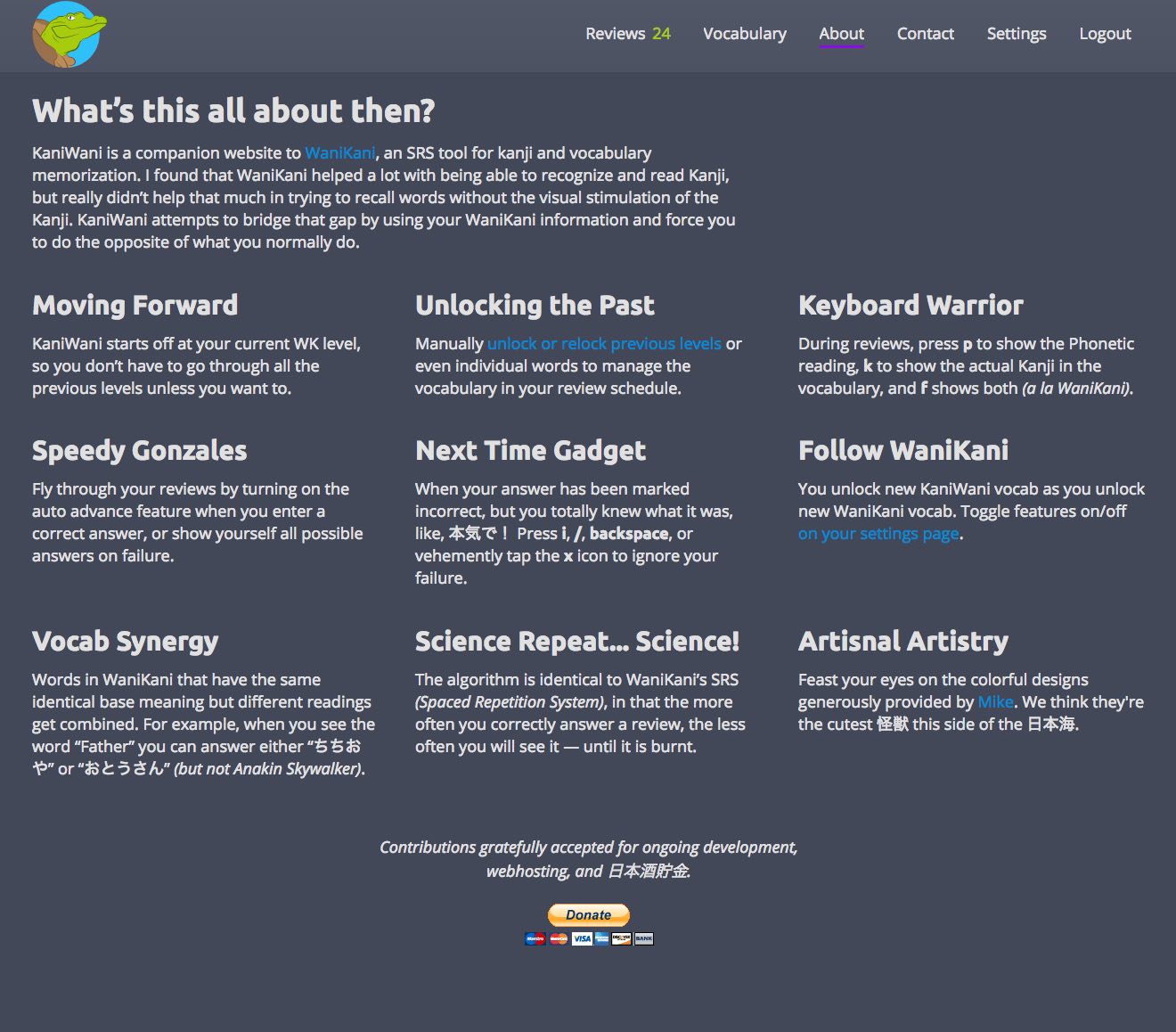 KaniWani Dark Design