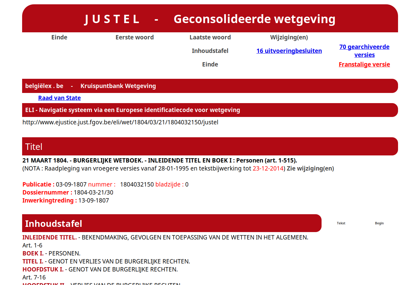 Clean ejustice BE