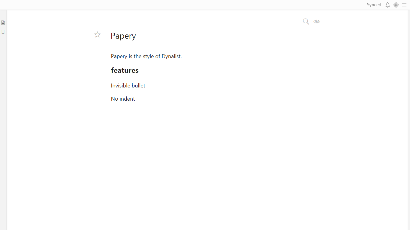 Papery
