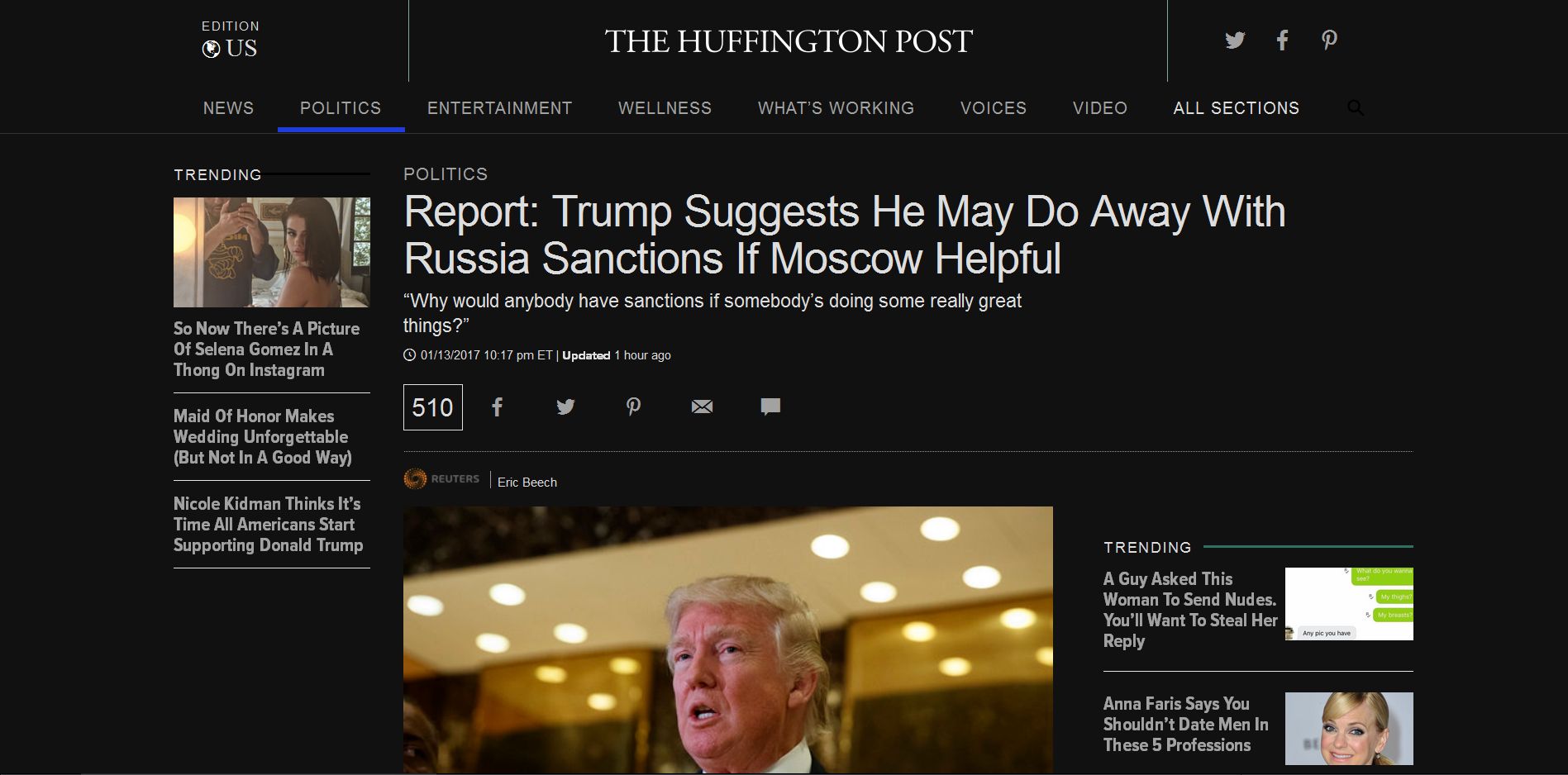 HUFFINGTON POST | DARKNESS