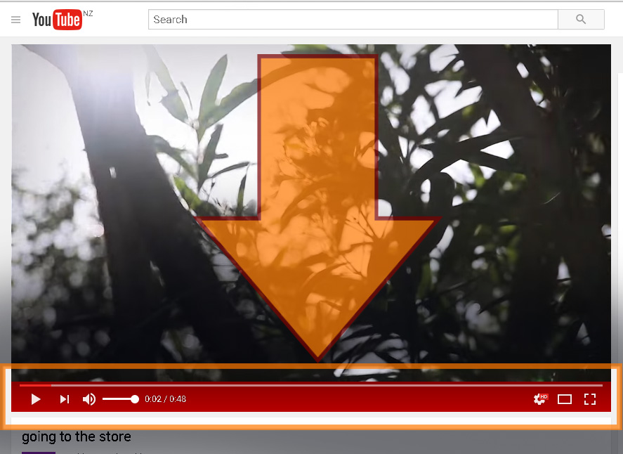 Old School Youtube Player Bar