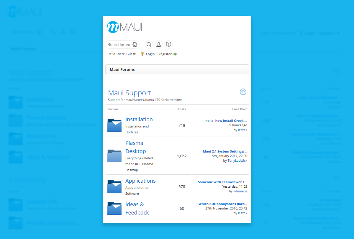 MauiLinux Forums - Mobile Friendly