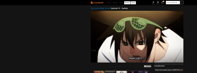 Crunchyroll - Hide Message Box and Background Ad