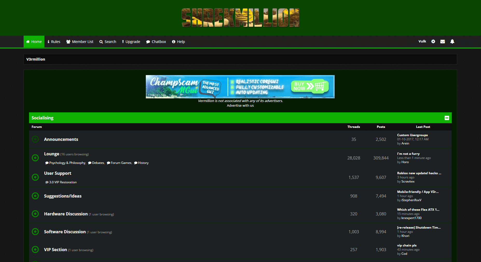 Shrekmillion V. 411574R