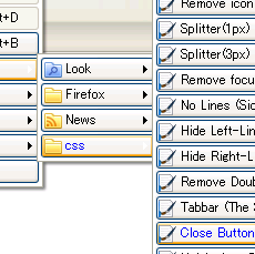 Popup Item [ Button ] for Luna Style