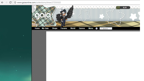 gaia online get rid of favorites page