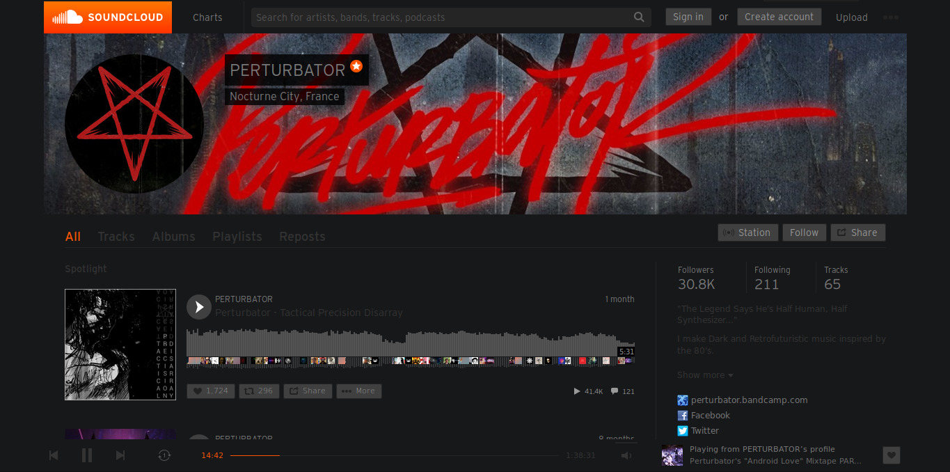 Dark and Clean Soundcloud