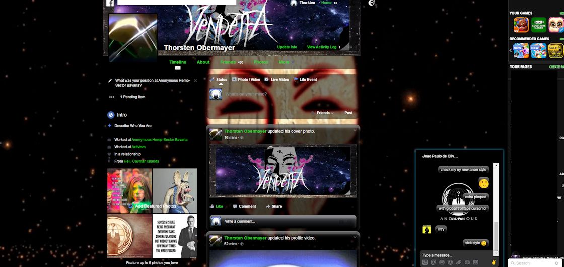 Facebook Anonymous Vendetta Style Animated 2