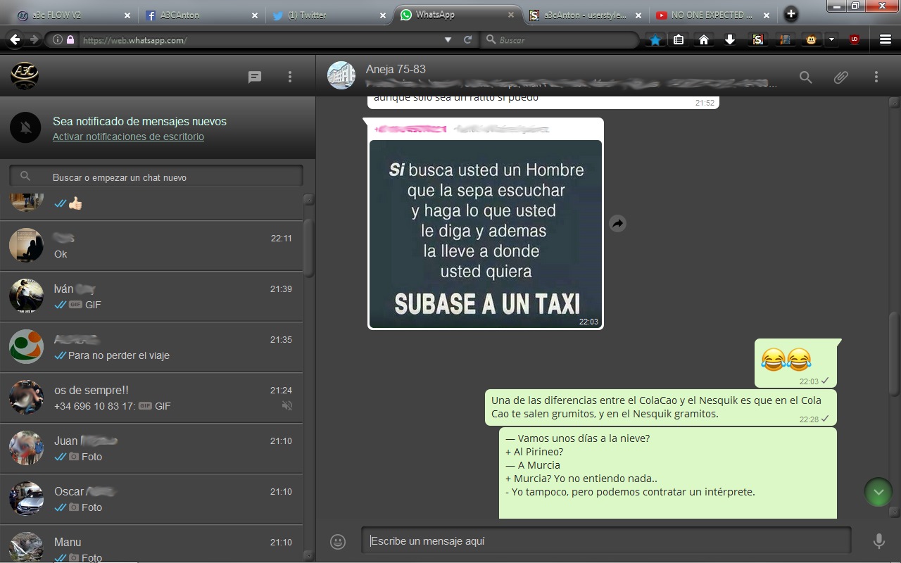 whatsapp web version dark